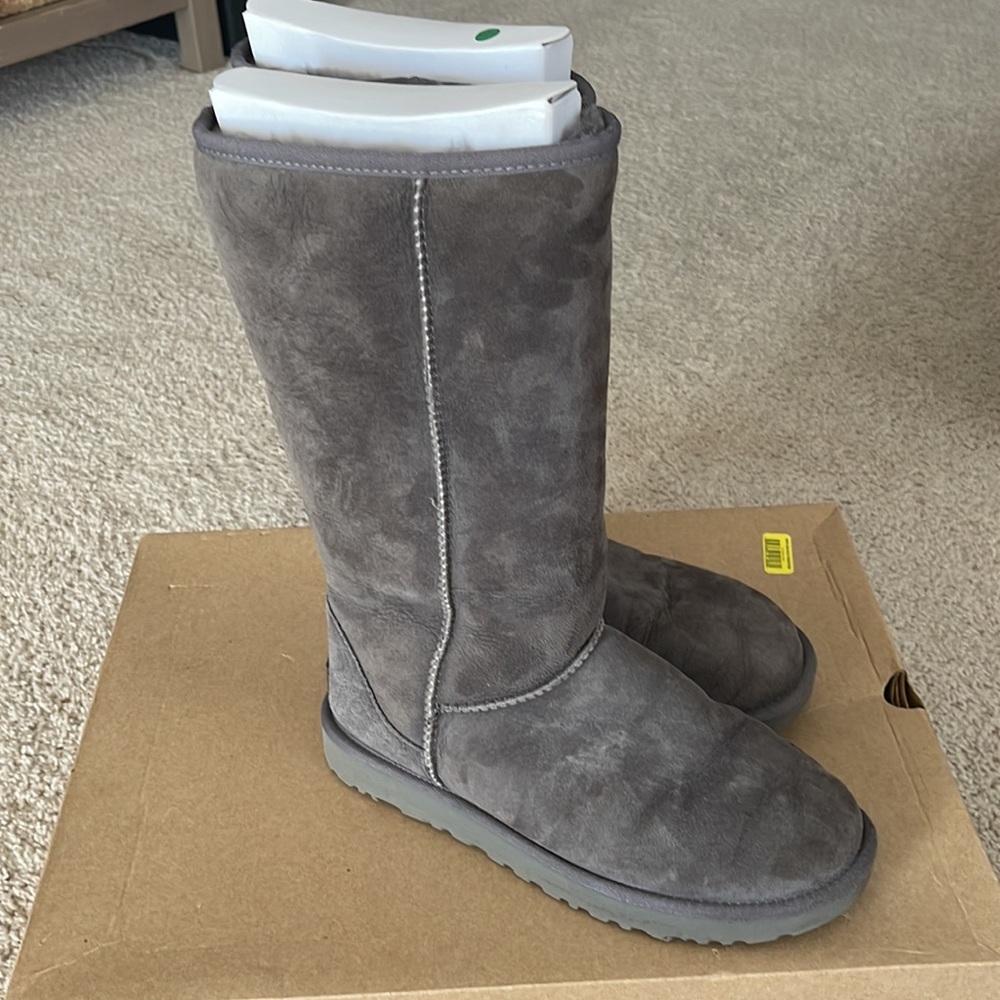 Ugg classic tall II in grey, womens